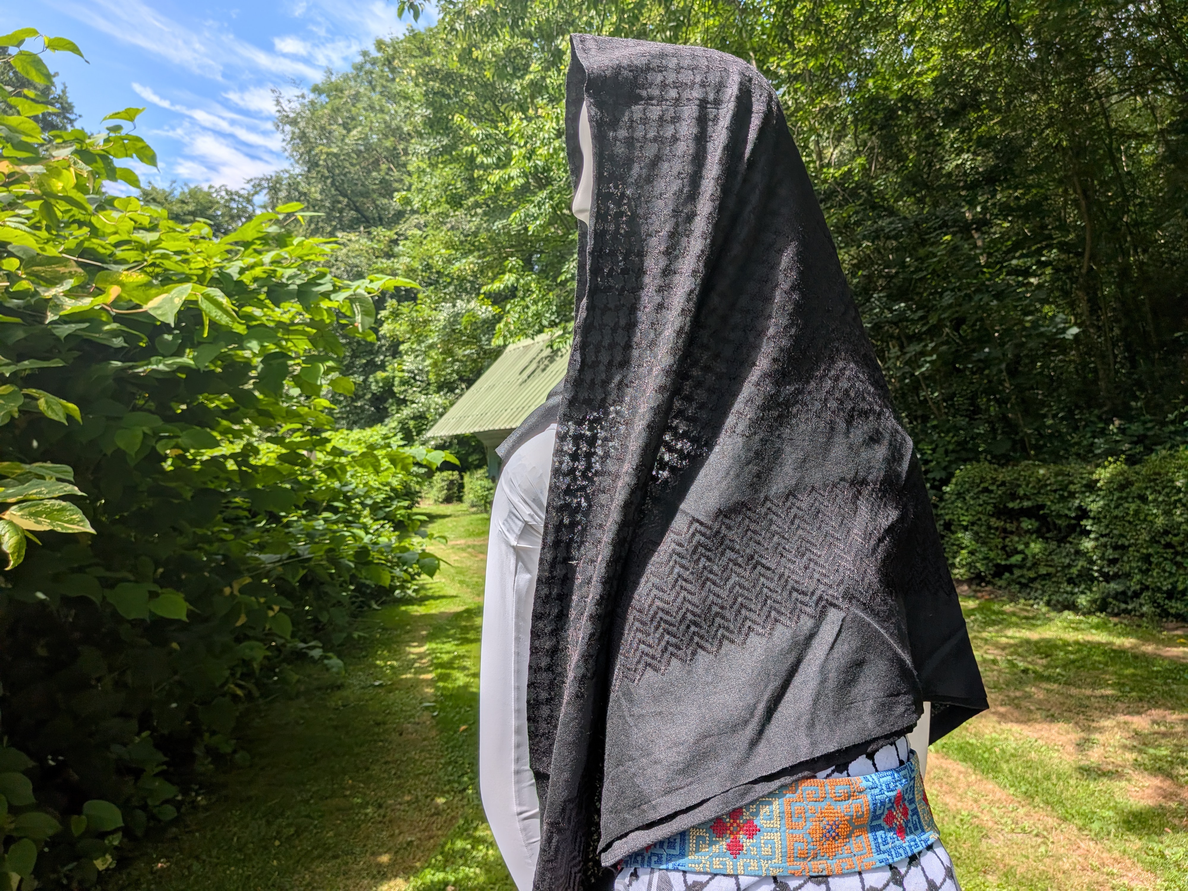Keffieh soft — Noir & anthracite